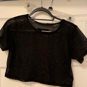 COPY - Alphalete mesh crop top